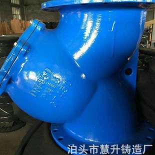 供应球墨铸铁过滤器 DN80 管道法兰过滤器 Y型过滤器DN100