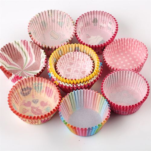 6cm耐高温雪媚娘圆形纸垫纸托 一次性印花防油纸托 蛋糕纸杯