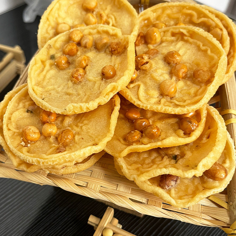 江西赣南特产客家月亮巴香脆豆饼下午茶休闲零食饼干独立小包装