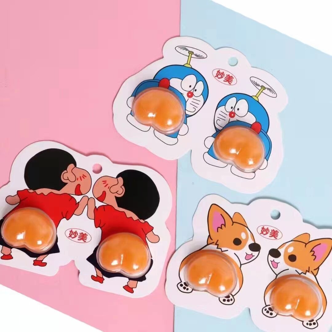 网红屁屁软糖恶搞橡皮糖果搞笑qq糖屁桃软糖卡通创意糖果零食批发