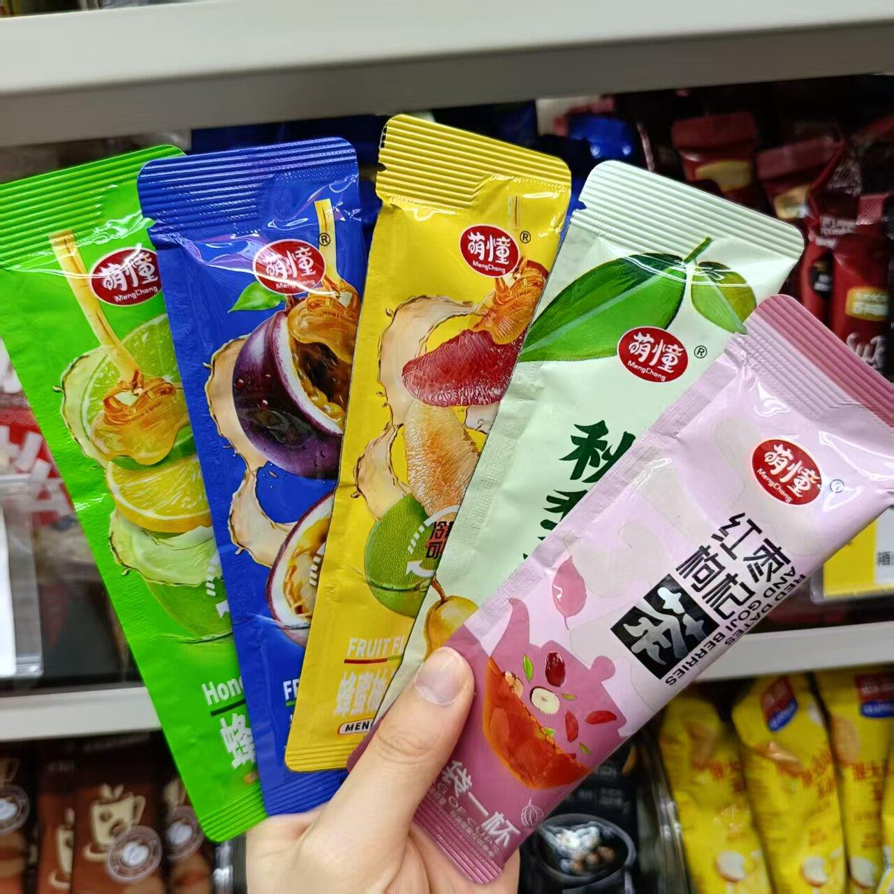 蜂蜜柚子百香果红枣茶独立小包装养生果茶零嘴萌憧品牌