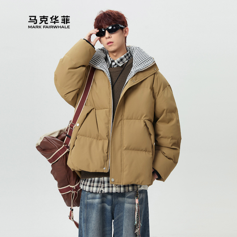 立领加厚保暖棉衣男冬季新款外套