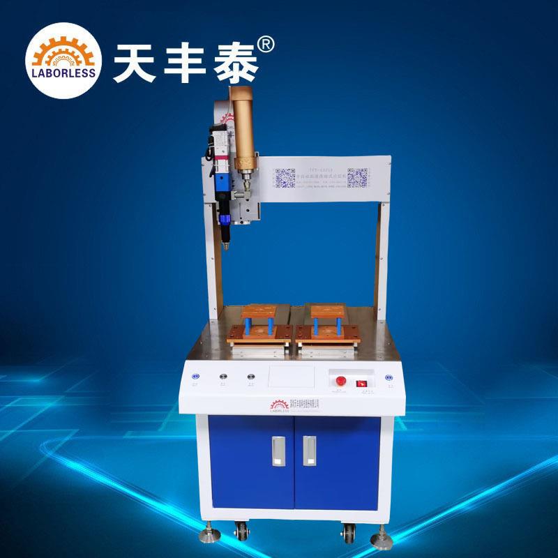 TFT-4331A全自动高速落地式自动点胶机单头双工位机柜打胶机