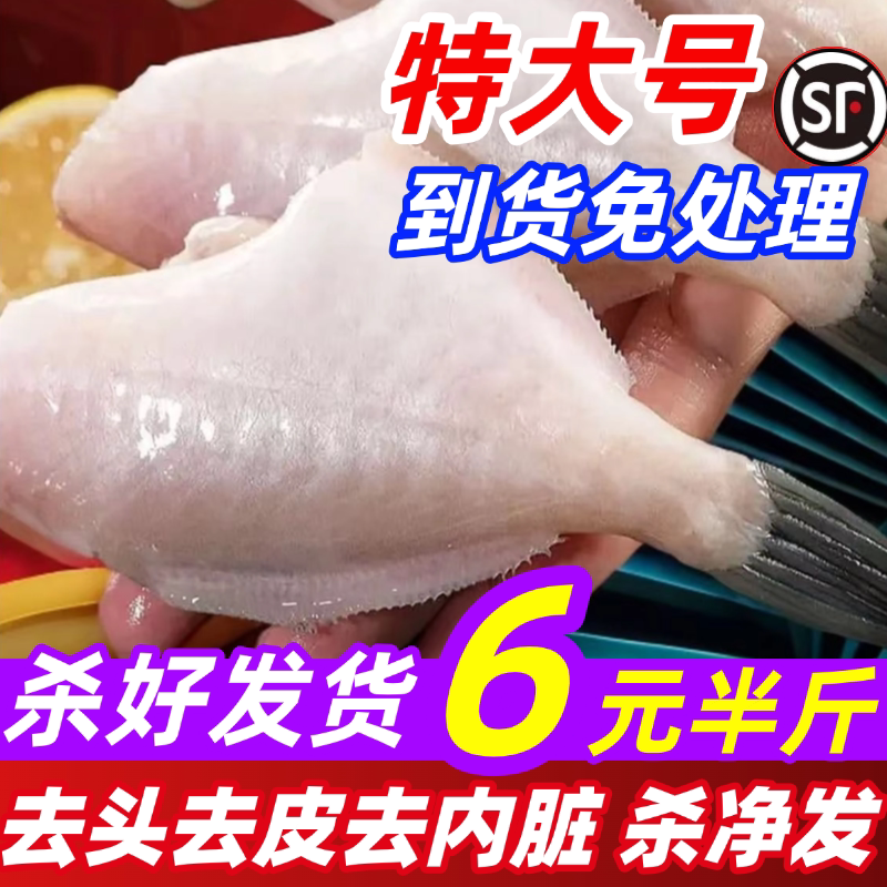 耗儿鱼新鲜特大冷冻马面鱼老鼠鱼火锅商用食材海鲜玻璃鱼扒皮鱼