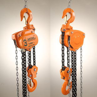 VT手拉葫芦1T3T5吨6米日式 手动环链葫芦起重吊机倒链三角手拉葫芦