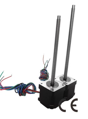 NEMA17 42mm 机身34mm 1.8度 4根线 直线步进电机 丝杠电机
