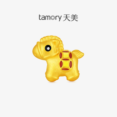 天美珠宝黄金马上发财转运珠