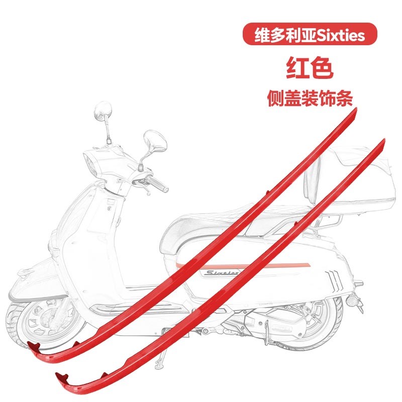 适用21-24维多利亚摩托车改装配件LJ150T-3G左右侧盖装饰板装饰条