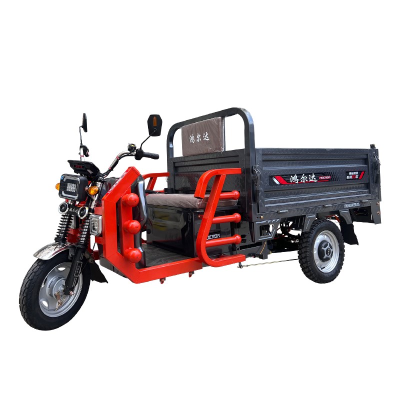 自卸电动三轮车拉货农用家用山区爬坡王载重王货运电瓶车快递运输