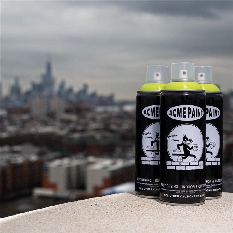 ACME亮光街头涂鸦手绘壁画手摇自喷漆黑色彩色丙烯配方快干艺术漆