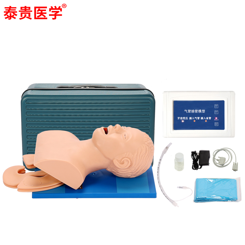电子人体气管插管模型J5S口鼻咽成人气道急救医学护理培训人体模