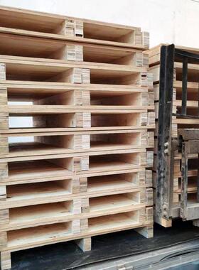 整面胶 合川字托盘 合木托盘胶二面WGR库进叉仓栈板板 叉车木质托