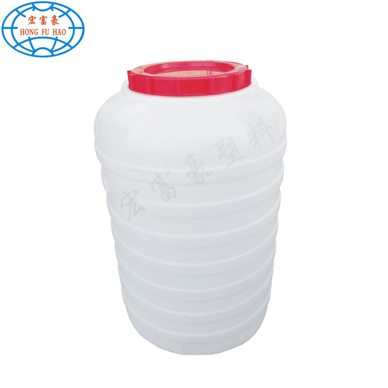 吹塑桶卧式立式水塔PE储水圆桶塑料水箱牛筋长方形塑料白色储水罐