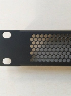 Penn Elcom 1U散热镂空金属面板挡板背板黑色网络服务器机柜配件
