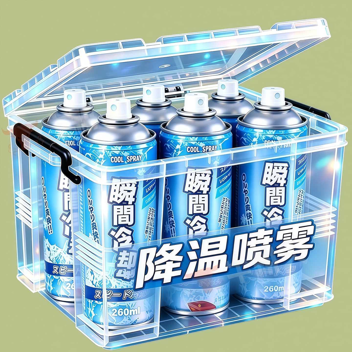 夏日降温喷雾户外出行防暑超清爽
