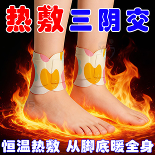 蒸汽热敷脚踝贴艾草暖足贴睡眠脚踝暖贴脚踝保暖艾灸贴穴位自发热