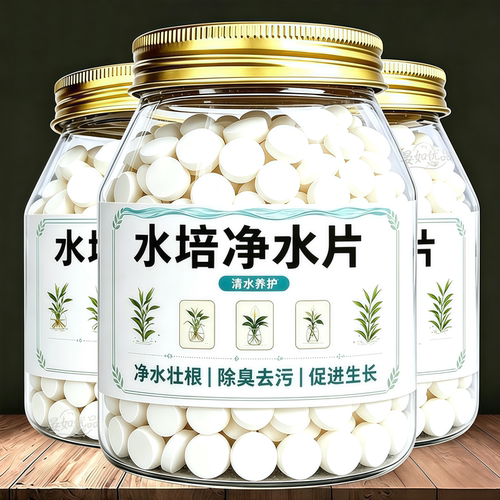 水培植物净水片除臭杀菌消毒鲜花花卉保鲜剂碗莲除藻专用净化水质