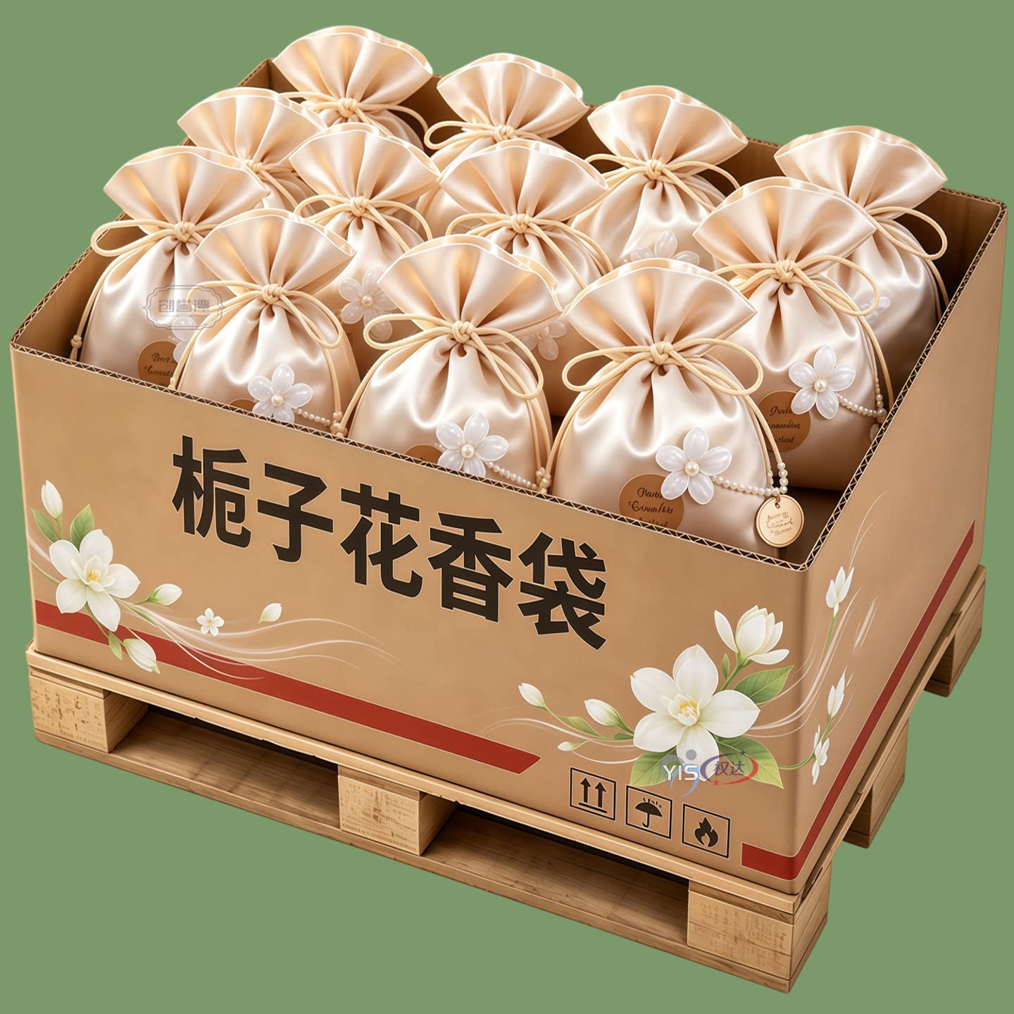 栀子花香薰香包室内汽车持久留香