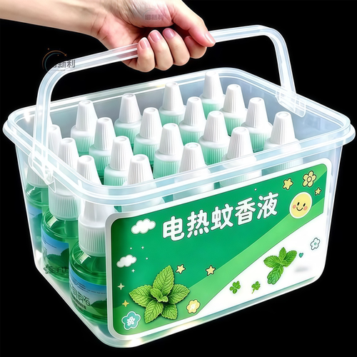 艾草电热蚊香液无烟无味家用插电式驱蚊液补充液温和长效全家适用