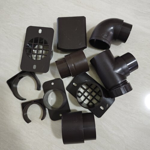 阳光房雨棚塑胶配件  水槽盖 封盖 下水接 弯头  管卡 直通 三通 - 封面