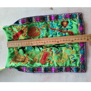 大二爷伯七八爷钱袋百宝袋刺绣法器用品新马来面绣挎肩袋子定制