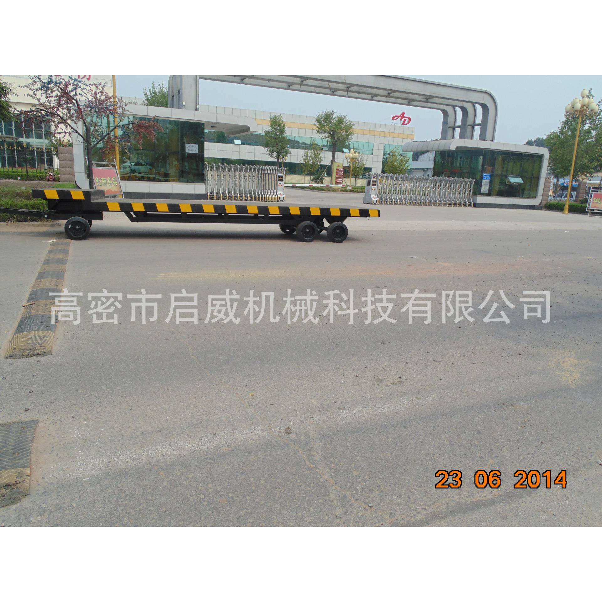 10吨平板挂车实心胎拖车厂家厂家供应