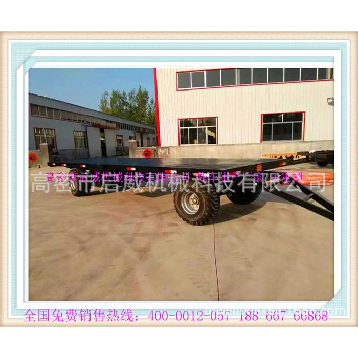 10吨平板拖挂车沙漠胎牵引拖车平板拖车厂家厂家供应