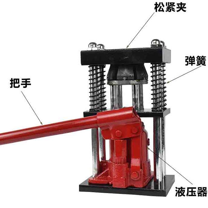 打药管压管机器手动液压机农用喷雾器高压胶管钢套铜接头扣压锁紧