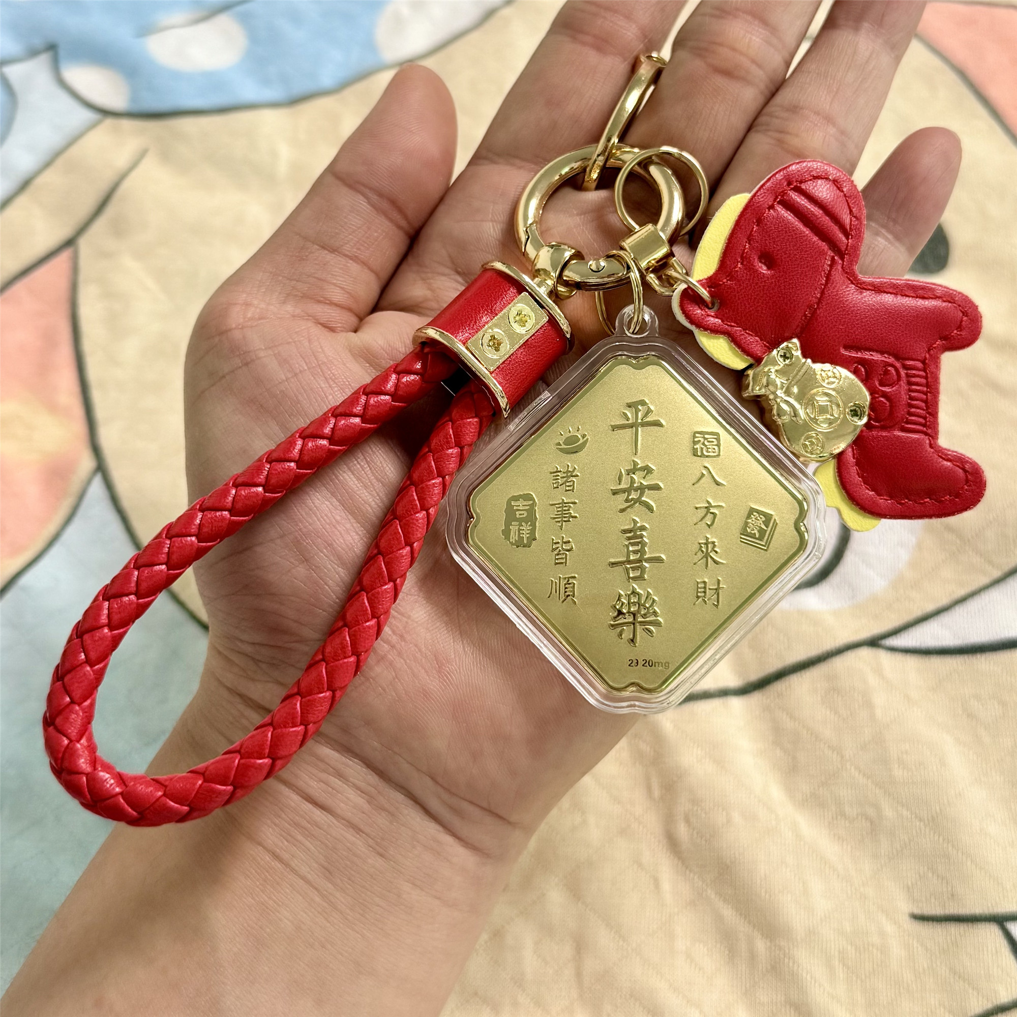 水贝爆款创意礼盒招财钥匙扣挂件活动节日送客户员工纪念手办礼品
