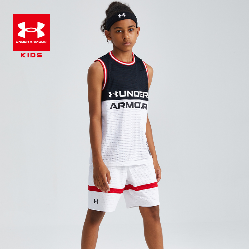 【篮球套装】安德玛童装速干背心