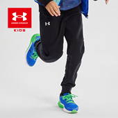 安德玛童装 春秋男女童松紧脚口透气运动裤 24年新款 儿童针织长裤