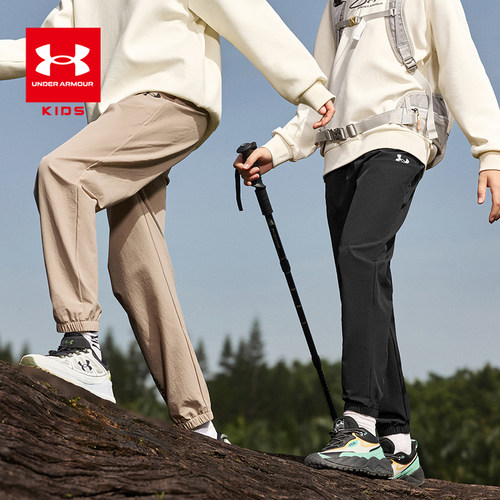 安德玛童装儿童速干运动长裤