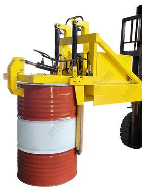 武汉FDU-WR叉车用油桶搬运90°旋转机具