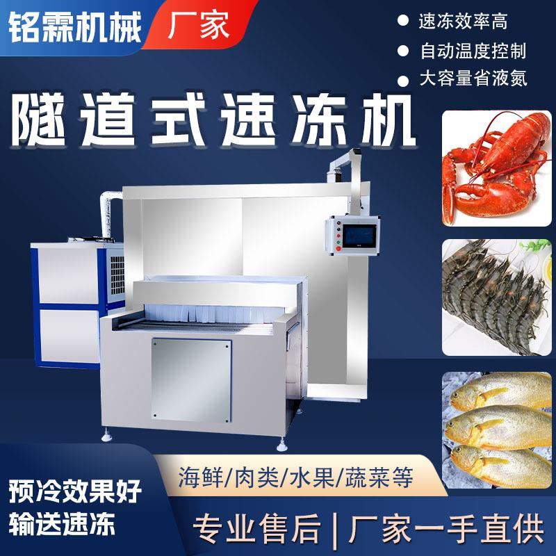 肉制品商用速冻设备牛肉羊肉低温速冻机速冻隧道式单体速冻机