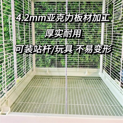 达洋B5001隔板鸟笼亚克力隔板鸟笼中间隔板达洋鸟笼隔板定制挡板