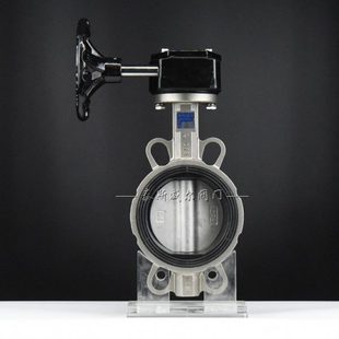 乙丙阀座 涡轮对夹不锈钢蝶阀D371X 16P 304不锈钢阀体CF8阀芯