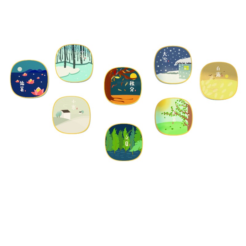 二十四节气贴幼儿园走廊楼梯墙面装饰环境创文化题布置材料托管