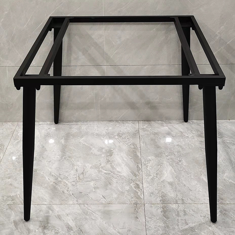 铁艺圆桌架茶几桌腿支架圆形岩板休闲桌脚底座餐台桌边几