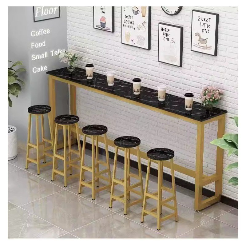 吧台桌家用阳台长条桌高脚吧桌酒吧桌椅高桌子长桌子靠墙桌窄条桌