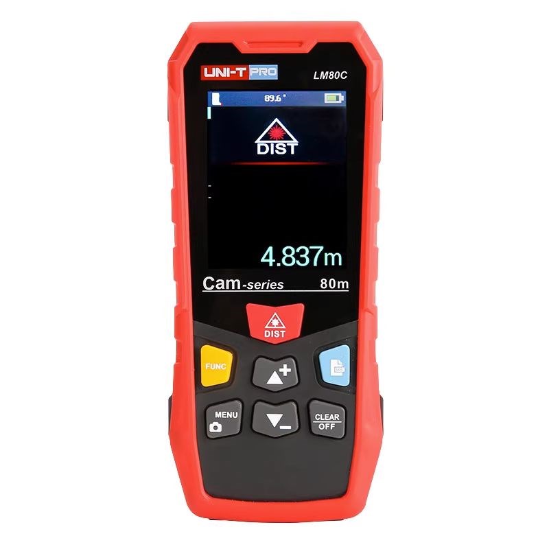 UNI-T优利德LM80C/LM120C/LM200C激光测距仪高精度彩屏红外电