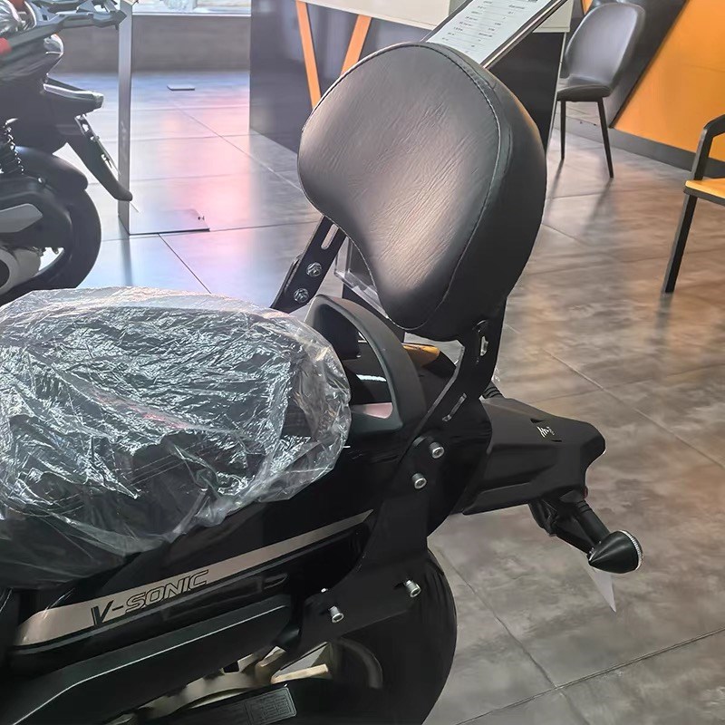 适用无极CU250改装后靠背无极250改装折叠靠背排气管隔热罩消音塞