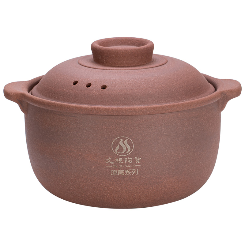 无釉老式粗土米线砂锅炖锅家用燃气耐高温汤锅无涂层大号沙锅商用