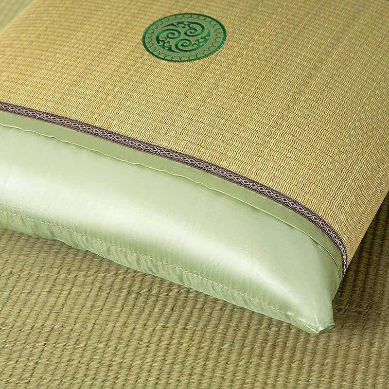 夏季蔺草面凉席靠垫沙发靠垫抱枕 办公室护腰靠垫含芯