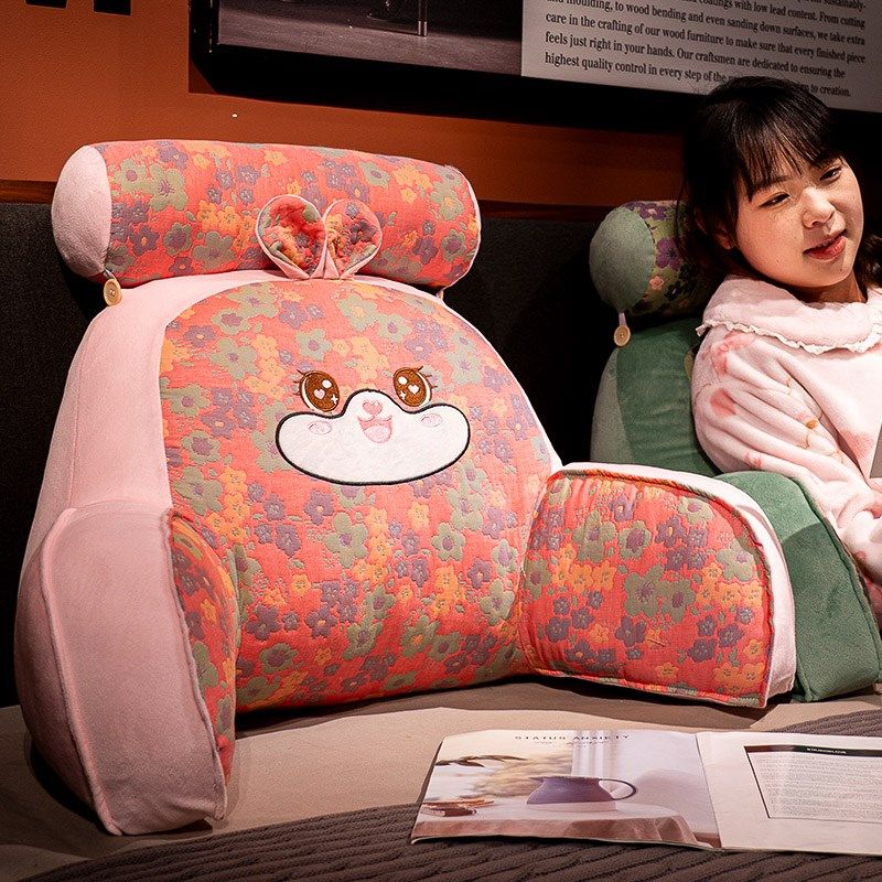 三层纱布床头软包大靠背靠垫靠枕床上抱枕孕妇沙发护腰床靠枕头,居家布艺,床头靠垫,淘宝优惠券,粉丝福利购,淘宝优惠卷