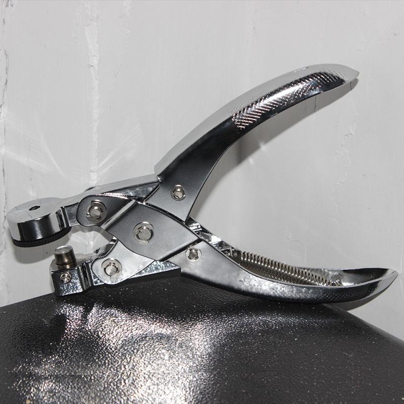 手动单孔包装胶袋橡胶制品打孔机布料打孔钳面料圆孔打孔器超市挂