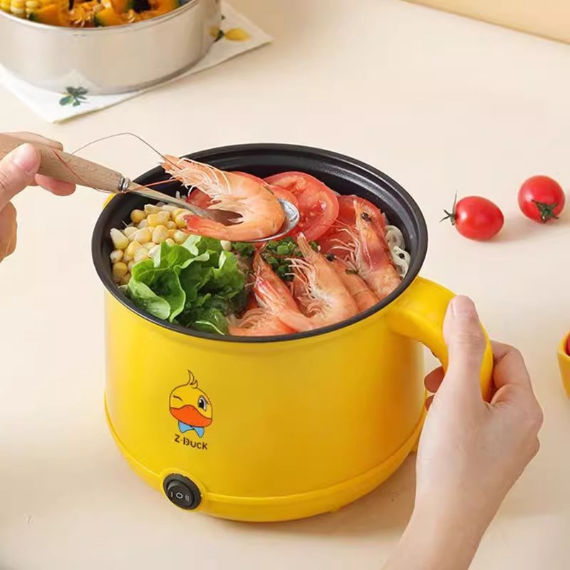 全自动小电煮锅智能电热锅不粘锅多功能电饭煲宿舍家用电火锅