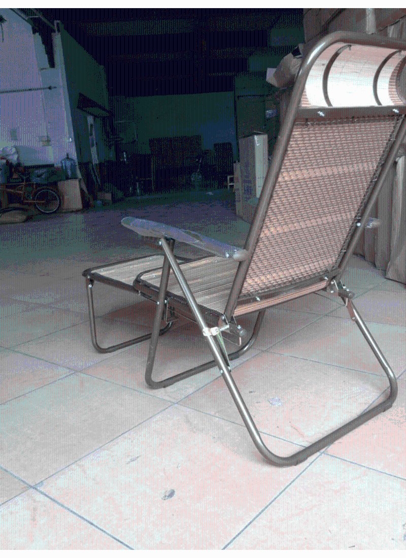 办公午睡椅折叠椅竹席连体躺椅阳台逍遥椅沙滩椅休闲藤椅凉椅靠椅