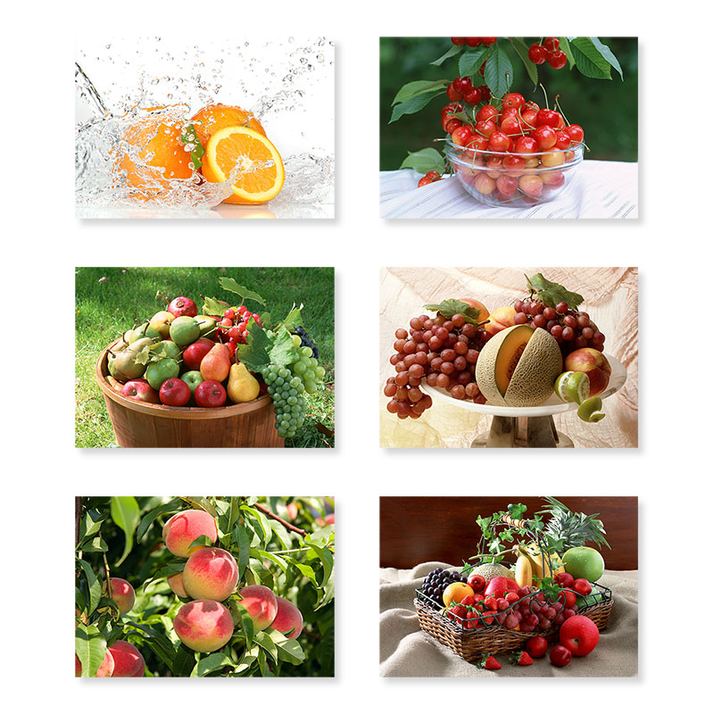 水果装饰画小新挂画现代饭厅壁画田园风格创意艺术餐厅墙画