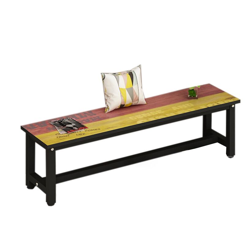 长条复古铁艺长凳长板凳鞋店换鞋凳公园浴室商场长廊休息