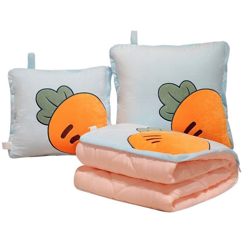 抱枕被加绒加厚两用办公室午睡毯二合一车载靠垫冬季,居家布艺,抱枕被,淘宝优惠券,粉丝福利购,淘宝优惠卷